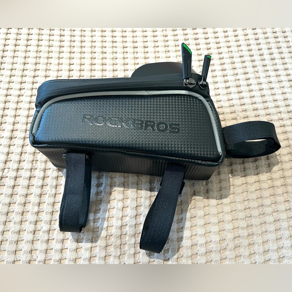 RockBros Waterproof Bike Handlebar Phone Mount Bag Black
